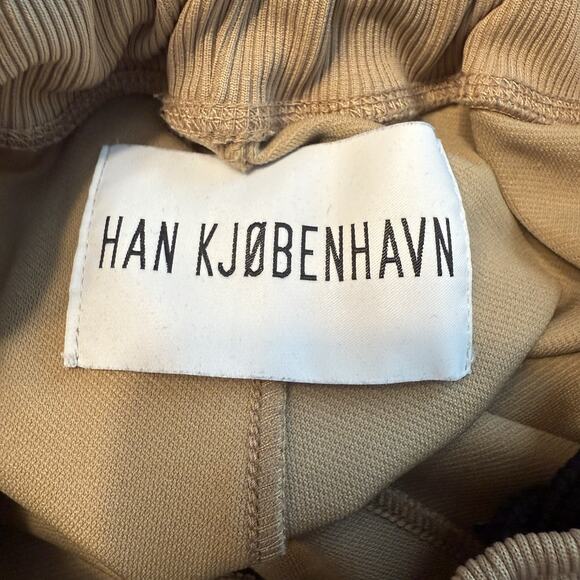 Han Kjobenhavn Joggers Men's Size 30 Regular Tan Seamed MidRise PullOn Thick - Picture 5 of 12